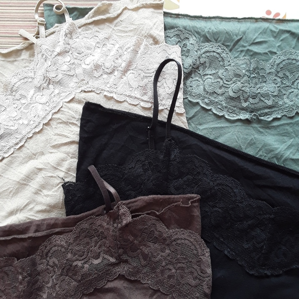 4 lace tank tops